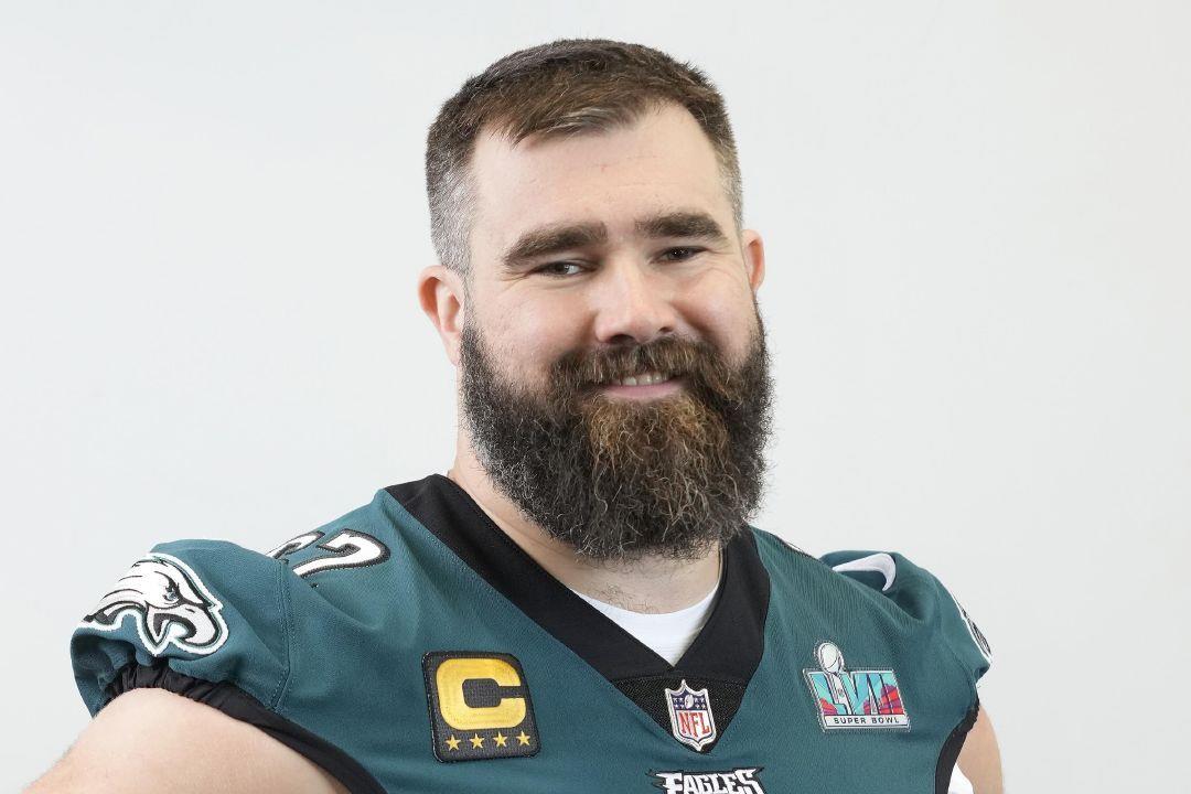 FILE - Philadelphia Eagles center Jason Kelce poses for a portrait ...